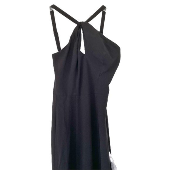 NWT Dress the Population Ellis One Shoulder Black Gown Size XS - Picture 3 of 12